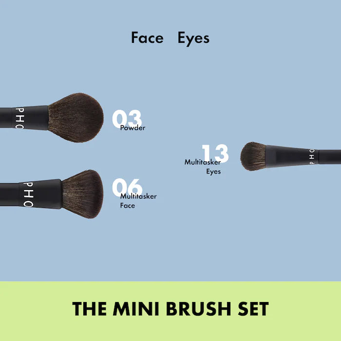 SEPHORA COLLECTION Mini Face and Eye Brush Set