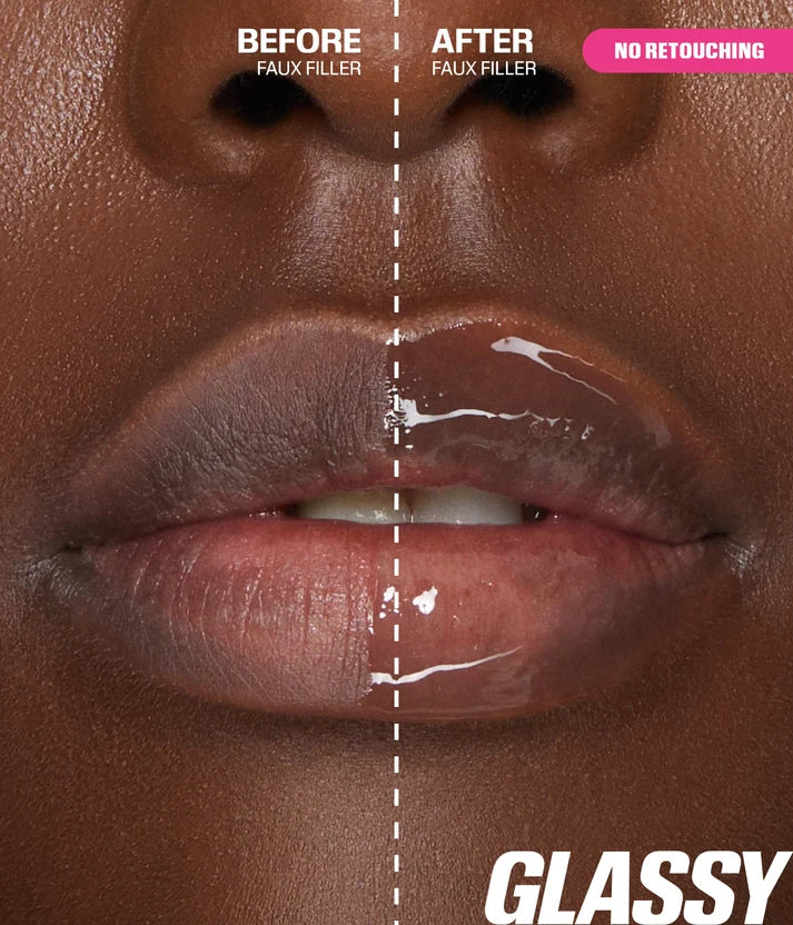 HUDA BEAUTY Faux Filler Extra Shiny Lip Gloss