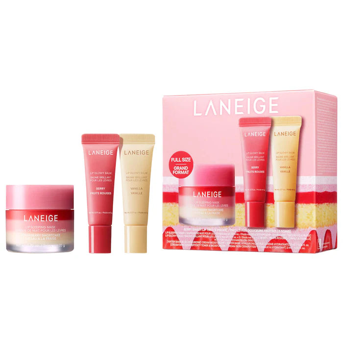 LANEIGE Berry Sweet Lip Treatment Minis Trio Set