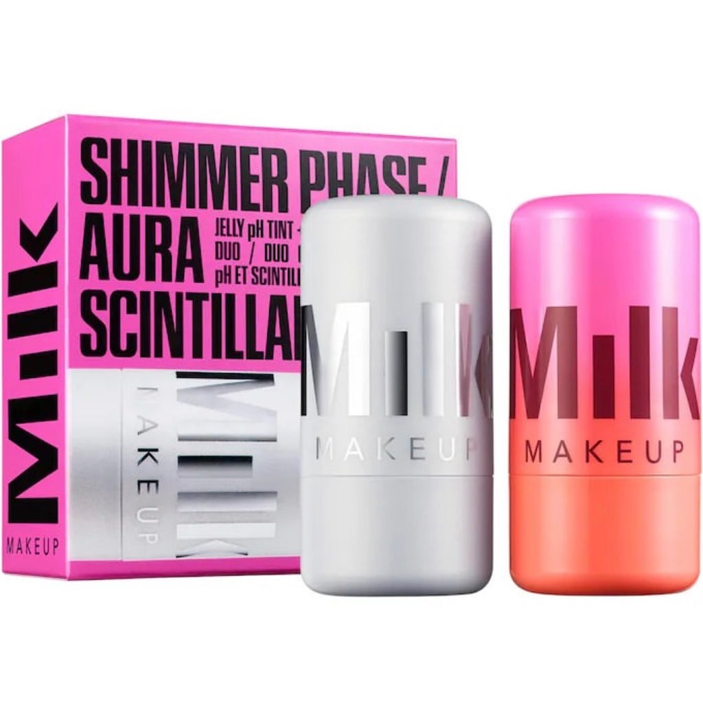 MILK MAKEUP Shimmer pHase Cooling Water Jelly Tint + Highlight Set