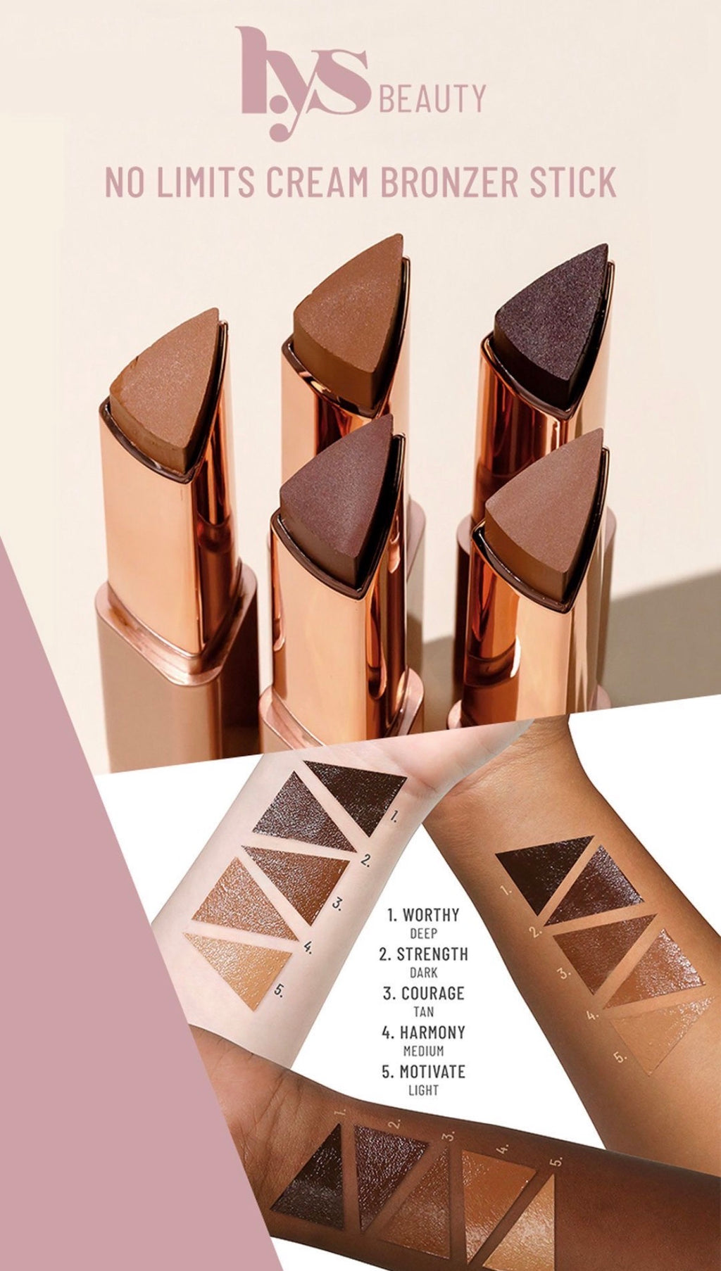 LYS Beauty No Limits Cream Bronzer and Contour Stick