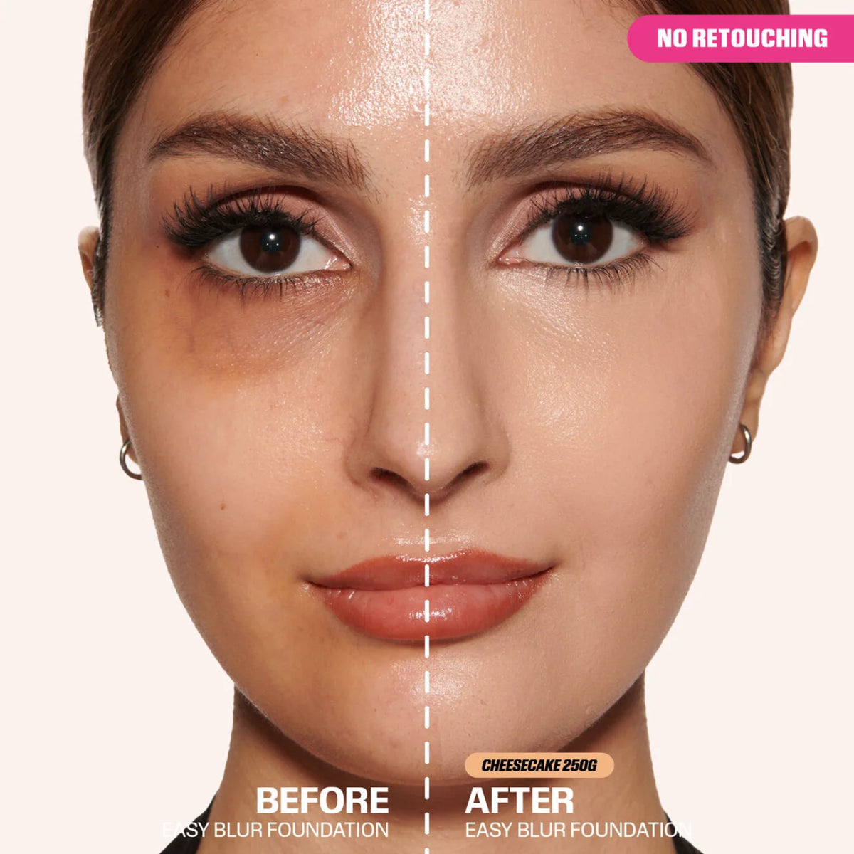 HUDA BEAUTY Easy Blur Natural Airbrush Foundation with Niacinamide